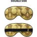 SSIMOO Gold Pineapple Eye Mask - Soft Breathable Sleep Patch for Women | Perfect for Travel & Relaxation - Buy Online on SooperMarket.com