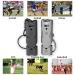 Zeaybsr 2-Piece Stainless Steel Emergency Pipe 150dB Outdoor Survival Keychain for Camping & Hiking (Black & Gray) - Buy Online on SooperMarket.com