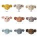Mini Knitted Elephant Heads Pacifier Chain for Newborn Teething Toy - Buy Online on SooperMarket.com