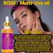 Rose Multi-Use Oil Organic Face Body Hair & Nail Cuticle Oil with Vitamin E | 4 oz - Buy Online on SooperMarket.com