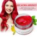 Temporary Hair Wax Color - Washable Hairstyle Dye for Men & Women | Natural Ingredients - 120g Red - Buy Online on SooperMarket.com