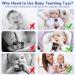 Tooth Forces for Babies 0-12 Months | Remote Control Teething Aid & Silicone Bath Toys for Toddlers | Perfect Gifts for Autism | Black - Buy Online on SooperMarket.com