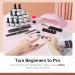 Modelones Gel Nail Kit 28 Colors Fall Winter Gel Nail Polish Set with Lamp - DIY Home Nail Curing Kit for Women - Buy Online on SooperMarket.com