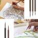 10-Piece Chinese Calligraphy Brushes Set with Bamboo Holder - SUNJOYCO Painting Writing Brush for Kanji Japanese Sumi Drawing, Watercolor Art Brushes for Beginners - Buy Online on SooperMarket.com