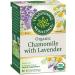 Traditional Medicinals Herbal Teas Organic Chamomile with Lavender Naturally Caffeine Free 16 Wrapped Tea Bags .85 oz (24 g)