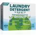 100 Eco-Friendly Laundry Detergent Sheets - Plant-Based Free and Clear Strips for HE Machine - Travel/Home Clothes Washing - Fresh Linen Scent - Buy Online on SooperMarket.com