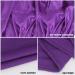 Classycoo 2PCS Large Satin Sleep Bonnet Set - Adjustable Silk Bonnet for Women and Men | Black + Purple - Buy Online on SooperMarket.com