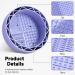 LELE LIFE Makeup Brush Cleaner Mat with Drying Rack Silicone Makeup Brush Cleaning Mat Scrubber Bowl Make Up Brush Cleaner Pad for Cosmetic Brushes Purple - Buy Online on SooperMarket.com