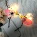 Deer Elk Antler Flower LED Headband Glowing Butterfly Rabbit Bow Light up Hair Hoop Floral Reindeer Cat Ears Hair Band for Women Girls Christmas Party (Yellow) - Buy Online on SooperMarket.com