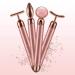 4-IN-1 Face Massager Roller 24k Golden Face Roller, Arm Eye Nose Massage for Face Facial Massager Skin Care Tools Rose Gold