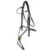 HORZE Valencia Mexican Noseband Black XF (XF) Extra Warmblood Black