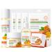 Skincare Set for Teenage Girls - Turmeric Skin Care Sets & kits - Gifts for Her - Pamper Skincare Set - Women Gift Sets with Face Soap-Face Serum-Face Cream-Toner-Mask*4