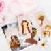Whaline 640Pcs Earring Cards Set for DIY Jewelry Display - Self-Seal Bags & Ear Backs - 8 Lady Style Designs - 2.4 x 3.5 Inch Brown Earring Holder Cards - Buy Online on SooperMarket.com