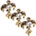 PACKOVE Tooth Gems Kit 6 Pcs Retro Vintage Decor Retro Decor Decorative Teeth Jewelry Grill Teeth Clothing Gem - Buy Online on SooperMarket.com