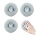 3Pcs Cute Suction Cup Scrub Artifact Massage Bath Ball Sponge Balls Shower Cleaning Brush Puff Nylon Body Cleaner Exfoliating Scrubbers Bath Ball Bathroom Supplies (Blue) Beige blue pink purple