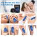 Madors Hard Wax Beads 1lb Kit with 10 Applicator Sticks - Hair Removal for Full Body, Facial, Brazilian, Bikini, and Legs (Blue) - Buy Online on SooperMarket.com