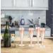 6PC MR.FOAM Disposable Rose Gold Glitter Plastic Champagne Flutes - Perfect for Parties and Special Occasions - Buy Online on SooperMarket.com