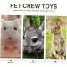 Kisangel Wooden Hamster Chewing Playthings Bunny Treats Oral Biting Playthings - Buy Online on SooperMarket.com