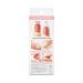 KISS imPRESS No Glue Mani Press On Nails - On My Mind White Almond Shape Medium Size Includes 30 Nails & Accessories - Shop Now Internationally - Buy Online on SooperMarket.com
