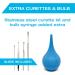 Ear Wax Removal Tool by Tilcare - Ear Irrigation Flushing System for Adults & Kids - Perfect Ear Cleaning Kit - Includes Basin Syringe Curette Kit (Spoon and Spiral) Towel and 30 Disposable Tips - Buy Online on SooperMarket.com