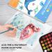 Funto Watercolor Set - 48 Color Paint with Brushes, Water Brush Pens, Pad, Tape, Sponge, Palette - Painting Kit for Kids, Adults, Beginners - Buy Online on SooperMarket.com