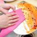 Cellulose Sponge Kitchen Absorbent Dish-Washing Sponge scouring pad Kitchen Cleaning Supplies rag Dish Towel Environmentally Friendly and Reusable Purple - Buy Online on SooperMarket.com