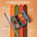 Modelones Fall Gel Nail Polish Set - 9 Colors Orange Green Yellow Solid Gel Polish Brown Red Pudding Gel | Upgraded Crme Manicure Palette | Soak Off LED Nail Art Kit | Salon Quality DIY with Pro Nail Brush - Urban City - Buy Online on SooperMarket.com