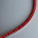 Shop Happiness Hinge Headband Horse Red 'Siam' | Curved Pony Leather with Large Stones - International Shipping Available - Buy Online on SooperMarket.com