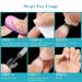 500PCS Short Stiletto Nail Tips for Acrylic Nails - Clear Almond Fake Nails - Half Cover Nail Extension Tips - 10 Sizes with Box - Buy Online on SooperMarket.com