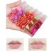 Gireatick 6PCS Fruity Flavors Rolling Ball Lip Oil Set  Long Lasting Moisturizing Lip Balm  Roll-On Lip Gloss Set  Strawberry Orange Grape Avocado Cheery Peach Flavor Glossy Lip Make-up for All Ages  Transparent Lip Glos...