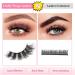 MilyBest 18mm Fluffy Cat Eye False Eyelashes - 10 Pairs | D Curl Volume Faux Mink Lashes for Natural Wispy Look - Pack A - Buy Online on SooperMarket.com