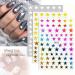 3D Self-Adhesive Star Nail Art Stickers Decals - Manicure Accessories - Buy Online on SooperMarket.com