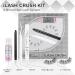 LASHVIEW DIY Eyelash Extension Kit 12 Clusters - Volume Lashes Set with Applicator and Remover - 3D Effect C Curl Lashes Pack 14mm - Buy Online on SooperMarket.com