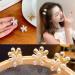 Mini Pearl Flower Hair Claw Clips - Set of 20 | Sweet Daisy Design | Decorative Hair Accessories for Women and Girls - Buy Online on SooperMarket.com