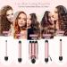 5-in-1 Curling Iron Set with Crimper & Waver | 4 Interchangeable Barrels | Instant Heating | Anti-Scald | Pink - Buy Online on SooperMarket.com