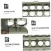 OSALADI Egg Carton Plastic Trays Dispenser Refrigerators Fridge Plastic Eggs Egg Tray Multifunction Roller As Shown2 25X20CM - Buy Online on SooperMarket.com