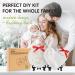 Baby Handprint Footprint Ornament - Personalized Newborn Keepsake Kit for Boys and Girls - Glaze Finish Christmas Gift for New Parents - Buy Online on SooperMarket.com