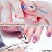 AFTREN Double Sided Metal Cuticle Pusher Tool Manicure Pedicure Salon Professional Cuticle Remover Quality J2 Curved Edge Stainless Steel - Buy Online on SooperMarket.com