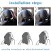 ZATOTOO Car Neck Support - Memory Foam Headrest for Car Seat with Breathable Washable Cover - Black - Buy Online on SooperMarket.com