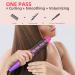 Buy Thermal Brush Blowout - Heated Round & Curling Brush Adjustable TEM Settings Purple - Fast International Shipping - Buy Online on SooperMarket.com