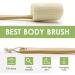 Natural Loofah Back Scrubber QpenguinBabies Loofah on a Stick with Natural Loofah Sponge Exfoliating Body Sponge Scrubber With Long Wooden Handle Back Brush For Men & Women in Bath Spa Shower 2 Pack - Buy Online on SooperMarket.com