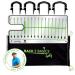 Pro Path Golf Putting Mirror - Portable Golf Training Aid - Swing Trainer Alignment Mirrors - Golfing Accessories Indoors Outdoors - Golf Training Equipment - Pro Path Putting Mirror & Gates