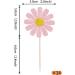 Rsstarxi 24 Pack Daisy Cupcake Toppers Baby Shower Birthday Chrysanthemum Party Cupcake Picks for Daisy Flower Theme Spring Birthday Wedding Party Cake Decorations Pink Design 1 Pink - Buy Online on SooperMarket.com