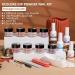 Morovan Dip Powder Nail Kit Starter - 8 Colors Brown Dipping Kit for Salon-Worthy Nails at Home - Buy Online on SooperMarket.com
