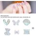 3D Nail Art Decorations Colorful Resin Aurora Bowknot Bear Shell Love Rhinestones Nail Nail Ornament for Women Salon DIY Accessories - Buy Online on SooperMarket.com