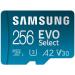 SAMSUNG EVO Select Micro SD-Memory-Card + Adapter, 256GB microSDXC 130MB/s Full HD & 4K UHD, UHS-I, U3, A2, V30, Expanded Storage for Android Smartphones, Tablets, Nintendo-Switch (MB-ME256KA/AM)