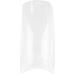 TRIXES French Clear Acrylic Nail Tips - 500 x Nail Extensions in Coffin and Square Shape for DIY Manicure and Gel Vanish - Transparent - Buy Online on SooperMarket.com