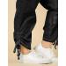 Agnes Orinda Women's Plus Size Drawstring Cargo Pants - 3X Black - Buy Online on SooperMarket.com