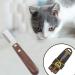 Professional Dog Trimmeters for Schnauzers & Terriers | Fur Care Tool with Wooden Handle - Perfect for Pet Grooming & Racing Dogs - Buy Online on SooperMarket.com