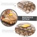 Healeved Box Egg Carton Refrigerator Eggs Fridge Egg Dispenser Fridge Egg Holder Egg Holders re-usable - Buy Online on SooperMarket.com